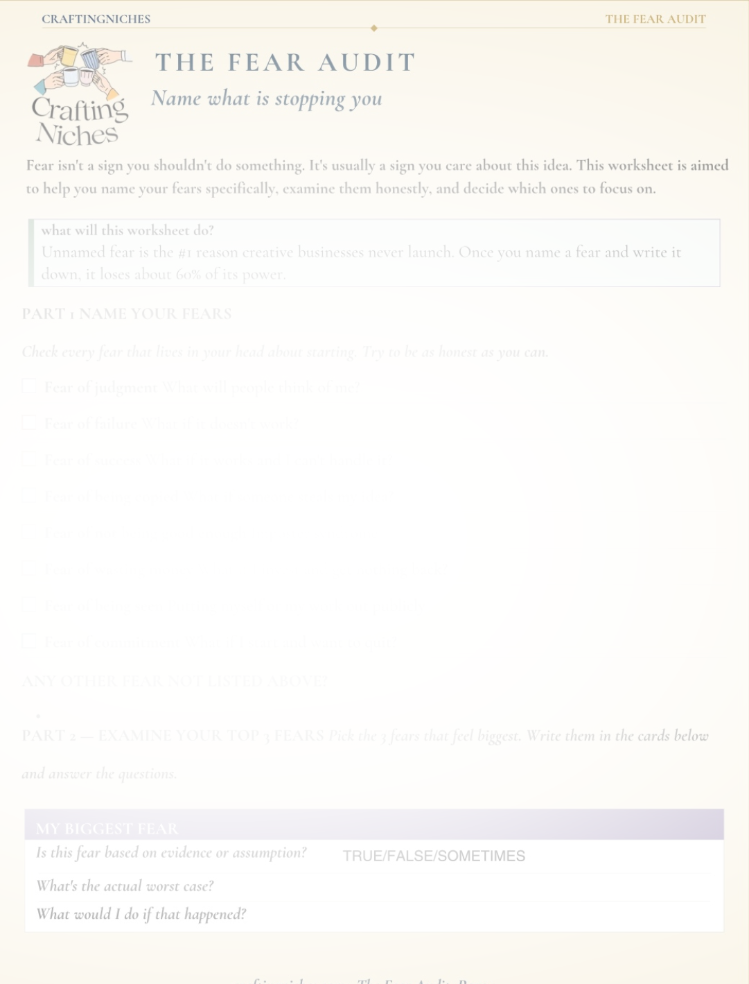 The Fear Audit